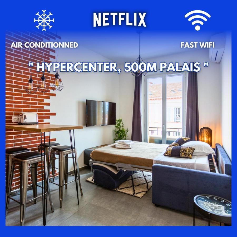 Relaxhome - Hypercentre - Clim - Netflix Cannes Exteriör bild